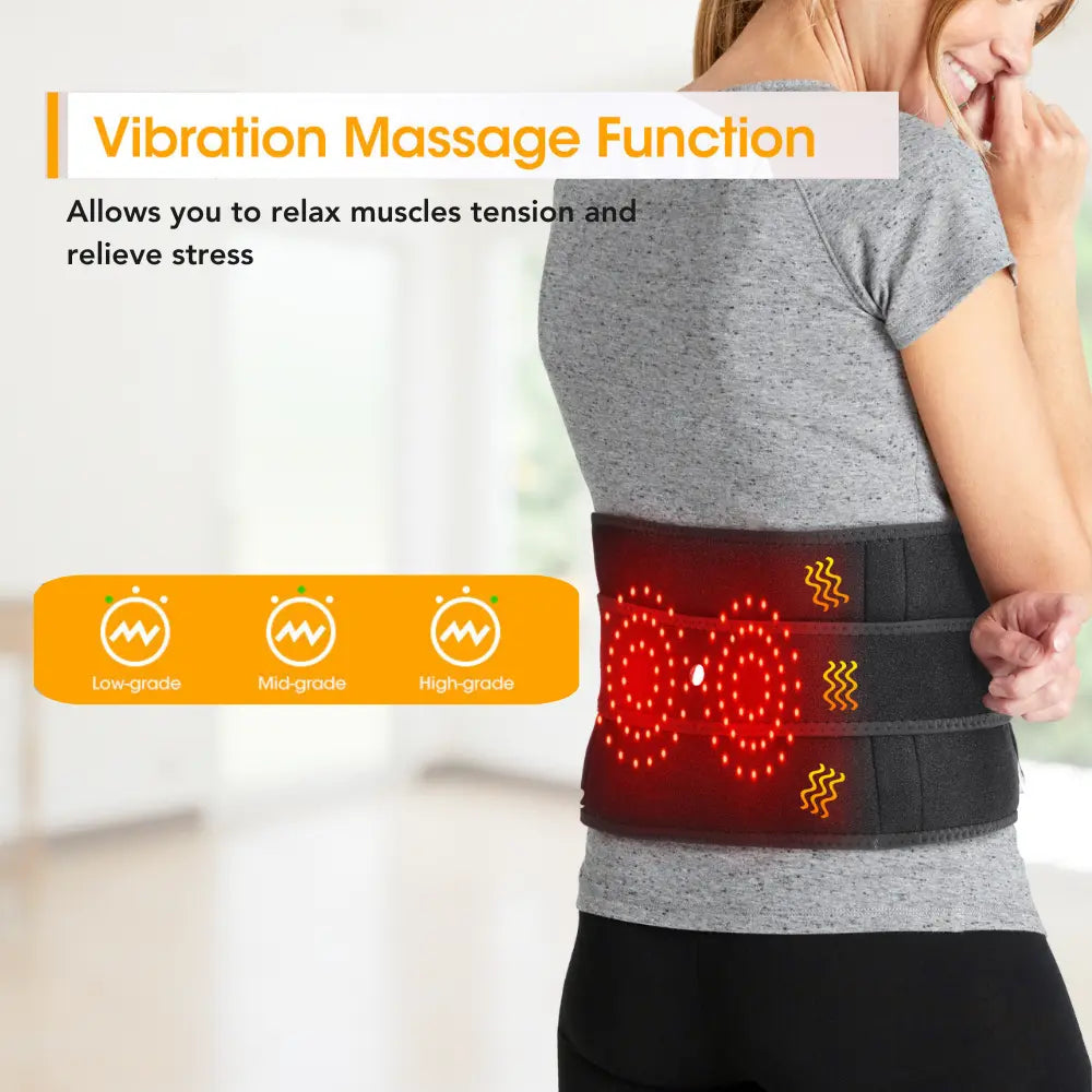 Electric Heating Waist Massage Belt Back Support Massage Belt Far