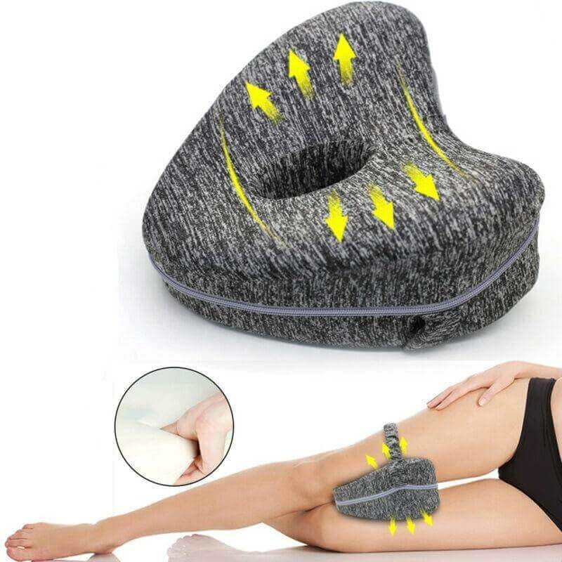 Memory Foam Leg Pillow Orthopaedic Contour Back Hips Knee Support Pain  Relief UK