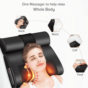 Neck & Shoulder Massager - 2 in 1 Shiatsu Massage Pillow