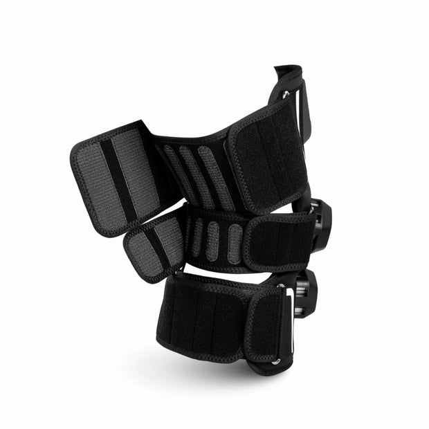 Xpolar knee brace adjustable velcro ties.